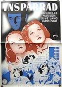 Inspärrad 1941 poster Rochelle Hudson June Lang Damer