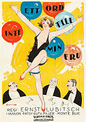 Inte ett ord till min fru 1926 poster Monte Blue Patsy Ruth Miller Ernst Lubitsch