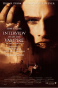 Interview with the Vampire 1994 poster Brad Pitt Tom Cruise Christian Slater Kirsten Dunst Neil Jordan