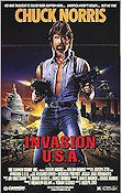 Invasion USA 1985 poster Chuck Norris Vapen