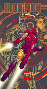 Limited litho IRON MAN No 63 of 120 2012 affisch 