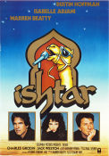 Ishtar 1987 poster Dustin Hoffman Isabelle Adjani Warren Beatty Charles Grodin Elaine May