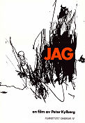 Jag 1966 poster Agneta Anjou-Schrammel Christer Banck Margaretha Bergström Margaretha Krook Peter Kylberg Konstaffischer