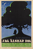 Jag älskar dig 1918 poster Alma Rubens John Lince Walter Edwards