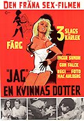 Jag en kvinnas dotter 1969 poster Inger Sundh Mac Ahlberg Danmark