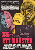 Jag ett monster 1971 poster Ingrid Pitt Nigel Green