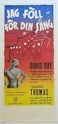 Jag föll för din sång 1952 poster Doris Day