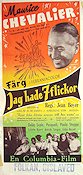 Jag hade 7 flickor 1955 poster Maurice Chevalier