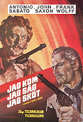 Jag kom jag såg jag sköt 1968 poster Antonio Sabato John Saxon Frank Wolff Enzo G Castellari