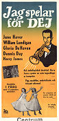 Jag spelar för dej 1950 poster June Haver Harry James Gloria DeHaven Richard Sale Musikaler