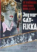 Jag var gatflicka 1960 poster Bodil Kjer Danmark