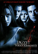 Jag vet vad du gjorde förra sommaren 1997 poster Jennifer Love Hewitt Sarah Michelle Gellar Anne Heche Jim Gillespie