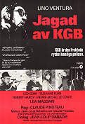 Jagad av KGB 1974 poster Lino Ventura Lea Massari
