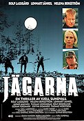 Jägarna 1996 poster Rolf Lassgård Helena Bergström Thomas Hedengran Lennart Jähkel Göran Forsmark Kjell Sundvall