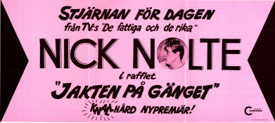 Jakten på gänget 1975 poster Nick Nolte Don Johnson Robin Mattson Richard Compton Bilar och racing