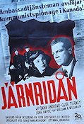 Järnridån 1948 poster Dana Andrews Gene Tierney