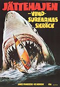Jättehajen vindsurfarnas skräck 1981 poster James Franciscus Enzo G Castellari Fiskar och hajar Kultfilmer