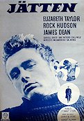 Jätten 1956 poster James Dean Rock Hudson Elizabeth Taylor George Stevens Text: Edna Ferber