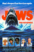 Jaws the Revenge 1987 poster Lorraine Gary Joseph Sargent