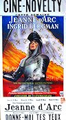 Jeanne d´Arc 1949 poster Ingrid Bergman Victor Fleming