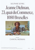 Jeanne Dielman 23 quai du commerce 1975 poster Delphine Seyrig Jan Decorte Henri Storck Chantal Akerman Kultfilmer Mat och dryck