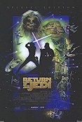 Jedins återkomst 1983 poster Mark Hamill Harrison Ford Carrie Fisher George Lucas Hitta mer: Star Wars