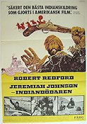 Jeremiah Johnson Indiandödaren 1972 poster Robert Redford Will Geer Delle Bolton Sydney Pollack