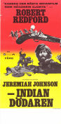 Jeremiah Johnson Indiandödaren 1972 poster Robert Redford Will Geer Delle Bolton Sydney Pollack