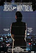 Jesus från Montreal 1989 poster Lothaire Bluteau Denys Arcand