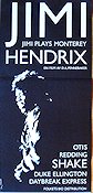 Jimi Plays Monterey 1987 poster Jimi Hendrix DA Pennebaker Rock och pop