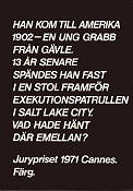 Joe Hill 1971 poster Thommy Berggren Anja Schmidt Kelvin Malave Bo Widerberg Politik