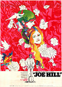 Joe Hill 1971 poster Thommy Berggren Anja Schmidt Kelvin Malave Bo Widerberg Politik