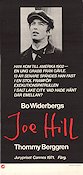 Joe Hill 1971 poster Thommy Berggren Anja Schmidt Kelvin Malave Bo Widerberg Politik