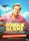 Johan Glans sommarturné 2023 poster Johan Glans