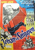 Johan på Snippen 1956 poster Adolf Jahr Charlie Norman Ragnar Frisk Instrument Motorcyklar