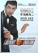 Johnny English 2003 poster Rowan Atkinson John Malkovich Natalie Imbruglia Peter Howitt Agenter