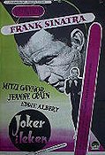 Joker i leken 1958 poster Frank Sinatra Mitzi Gaynor Gambling