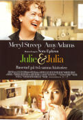 Julie and Julia 2009 poster Meryl Streep Amy Adams Nora Ephron Mat och dryck