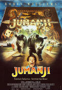Jumanji 1995 poster Robin Williams Kirsten Dunst Bonnie Hunt Joe Johnston