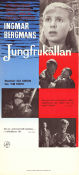 Jungfrukällan 1959 poster Birgitta Valberg Gunnel Lindblom Max von Sydow Ingmar Bergman