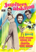 Jupiters älskling 1955 poster Esther Williams Howard Keel Marge Champion George Sidney Svärd och sandal