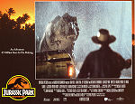 Jurassic Park 1993 lobbykort Sam Neill Steven Spielberg
