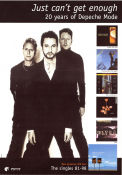 Just Can´t Get Enough CD 1998 affisch Depeche Mode Politik