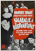 Kalabalik i högkvarteret 1942 poster Humphrey Bogart Conrad Veidt