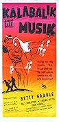 Kalabalik till musik 1953 poster Betty Grable