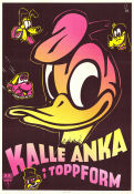 Kalle Anka i toppform 1952 poster Kalle Anka Donald Duck