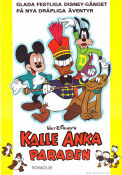 Kalle Anka paraden 1970 poster Kalle Anka Donald Duck Musse Pigg Mickey Mouse Långben Goofy Animerat Affischkonstnär: Einar Lagerwall Från serier Från TV