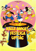 Kalle Ankas festliga upptåg 1985 poster Kalle Anka Donald Duck