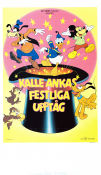 Kalle Ankas festliga upptåg 1985 poster Kalle Anka