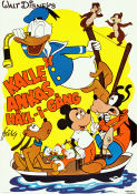 Kalle Ankas håll-i-gång 1975 poster Kalle Anka Skepp och båtar